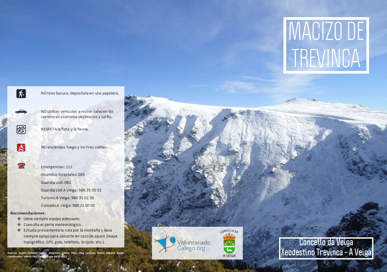 Lagoa da Serpe y Pena Trevinca desde la Serra Calva