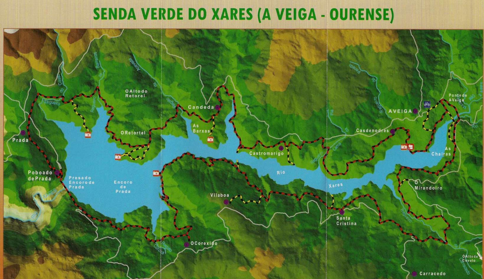 Encoro de Prada con la Illa de Prada al fondo